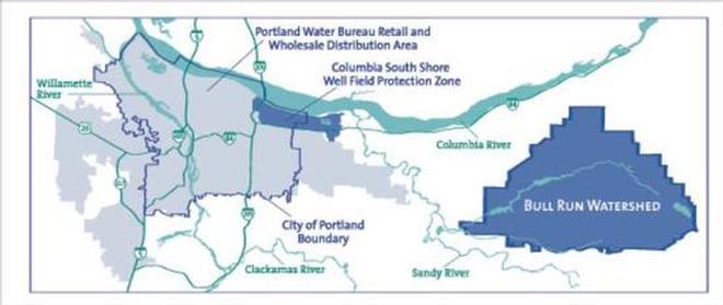 Portland sells water to regional communities