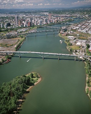 Willamette River in Portland