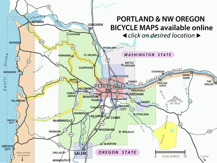 Bike and Walk Maps Bicycle Portland The City of Portland, Oregon