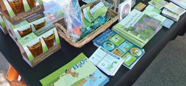 Brochures available at community outreach events.