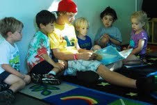 Jr Leader with Campers