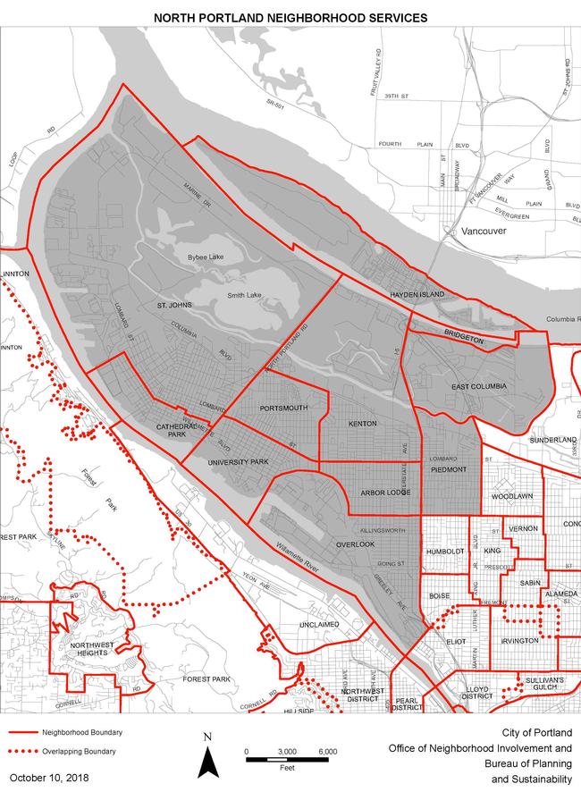 St Johns Portland Map North Portland | The City Of Portland, Oregon